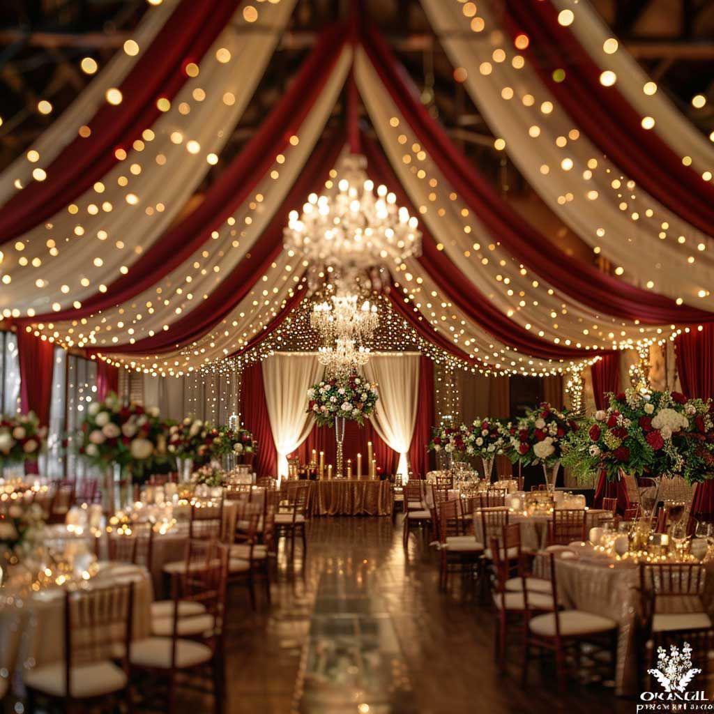 Romantic beachside proposal setup